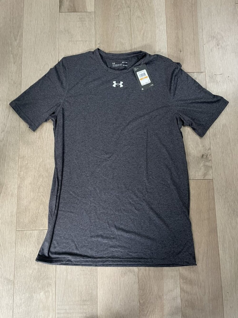 NWT Under Armour Men's Locker Tee 2.0 Shirt Gray Size S